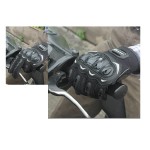 Windproof and thermal protective gloves, M size, black color